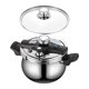 thumbnail image 1 of Olla a presión para enlatar, cocinar guisos, sopas, olla fácil de abrir y cerrar, 7 l, ideal para cocina, camping, hogar familiar. Sin vaporizador, 1 of 9