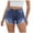 Dark Blue, variant on adviicd Women's Denim Shorts Mid Waist Ripped Distressed,Blue S