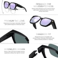 thumbnail image 4 of Gafas de Sol Polarizadas UV400 HAOLOTA que Cubren sobre Anteojos para Mujer y Hombre, 4 of 6