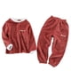thumbnail image 2 of Pijamas de terciopelo para niños, ropa de dormir de lana para otoño e invierno, para el hogar, de 3 a 8 años, 2022, 2 of 3