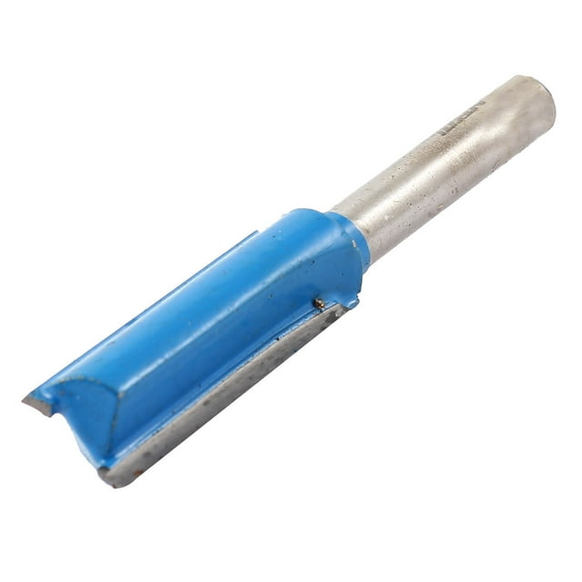 Fresa recta de 30 mm de largo, corte de 1/4" x 1/2", 2 filos
