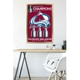 thumbnail image 6 of NHL Colorado Avalanche - 2022 Stanley Cup Team Logo Wall Poster, 22.375" x 34" Framed, 6 of 6