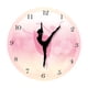 thumbnail image 3 of Reloj de pared de chica de 12 pulgadas, arte de pared, Material acrílico, silencioso, sin tic-tac, para decoración del hogar, oficina, regalo, 3 of 9