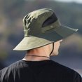 thumbnail image 4 of Waterproof Wide Brim Sun Hat with Adjustable Chin Strap for Outdoor Activities, Hiking, Fishing, and Travel, 4 of 4