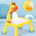 thumbnail image 2 of Educational Projection Drawing Board Animal Design Funny Giraffe Projection Doddle Drawing Desk for School, 2 of 7