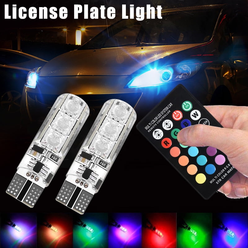 10 X Car Auto 12V T10-5050-6SMD LED Side Turning License Plate Light Bulbs Parts 