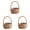 Khaki-3Pcs, variant on Wicker Rattan Flower Basket with Tassel, Macrame Flower Girl Basket for Wedding, Rustic Woven Easter Egg Basket with Handle, Boho Picnic Storage for Home Garden Decoration