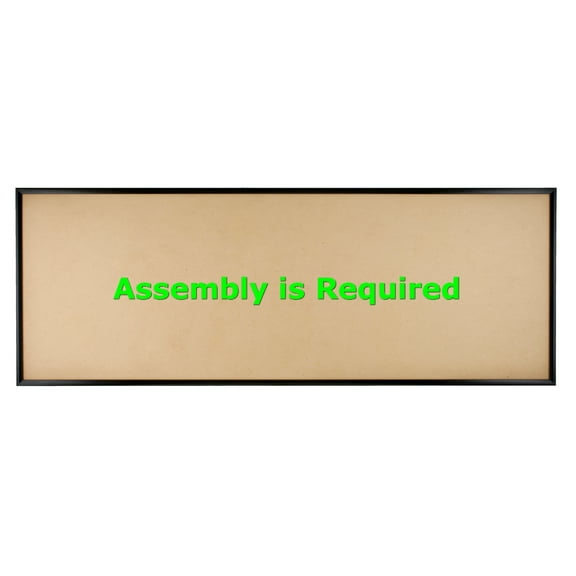 Quadro Frames 11x30 inch Picture Frame, Black, Style P375-3/8 inch Wide Molding