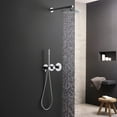 thumbnail image 2 of Kibi Circular 2 Function Thermostatic Shower System With Rough In Valve, 2 of 3