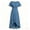 Sky Blue, variant on Dxzfnsa Women Casual Summer Floral Maxi Sundress V Neck Bow Tie Flowy Boho Beach Long Dress 2026 S-2XL