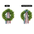 thumbnail image 6 of 14 Inch Independence Day Wreath Decoration, 250th Anniversary Soft Flexible Rubber Patriotic Wreath for Front Door and Holiday Display,July 4th Decorations, 6 of 7