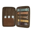 thumbnail image 3 of Leather Watch Strap Storage Case - Fits 8 Bands Including Metal Bands Compatible with Apple Watch, Samsung, Android Wear Smartwatch Bracelets - Unisex, 3 of 6
