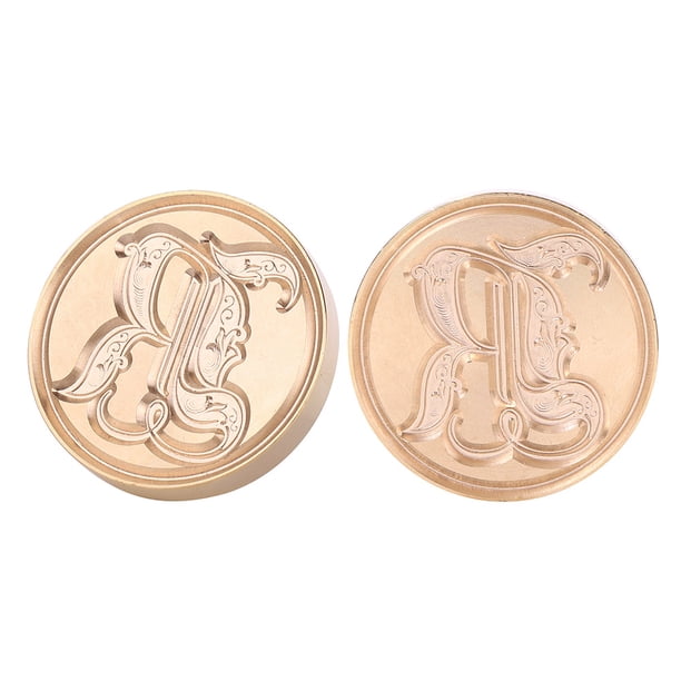 Cuadros Decorativos Sello de cera con letras góticas, sello vintage para álbumes de recortes, herramienta de Hobby para la cabeza (R) Likrtyny embutido en tela