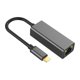 thumbnail image 1 of Adaptador USB C a Ethernet XIAOLE, Ethernet de 2,5 Gbps a USB C [compatible con Thunderbolt 3/4], adaptador USB C a Ethernet RJ45 portátil de aluminio para portátil, adaptador USB C Ethernet, 1 of 7