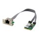 thumbnail image 1 of M.2 una + e KEY 2.5G Tarjeta LAN Ethernet RTL8125B Tarjeta de Red de Control Industrial Adaptador de Red PCI Express, 1 of 8