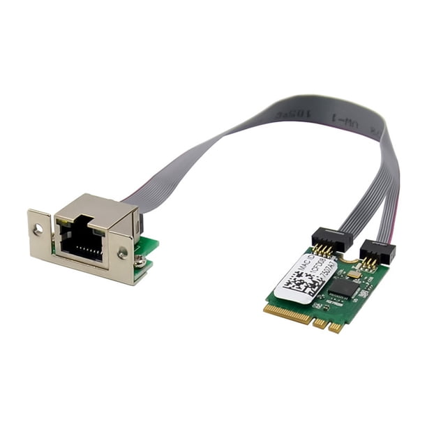 M.2 una + e KEY 2.5G Tarjeta LAN Ethernet RTL8125B Tarjeta de Red de Control Industrial Adaptador de Red PCI Express