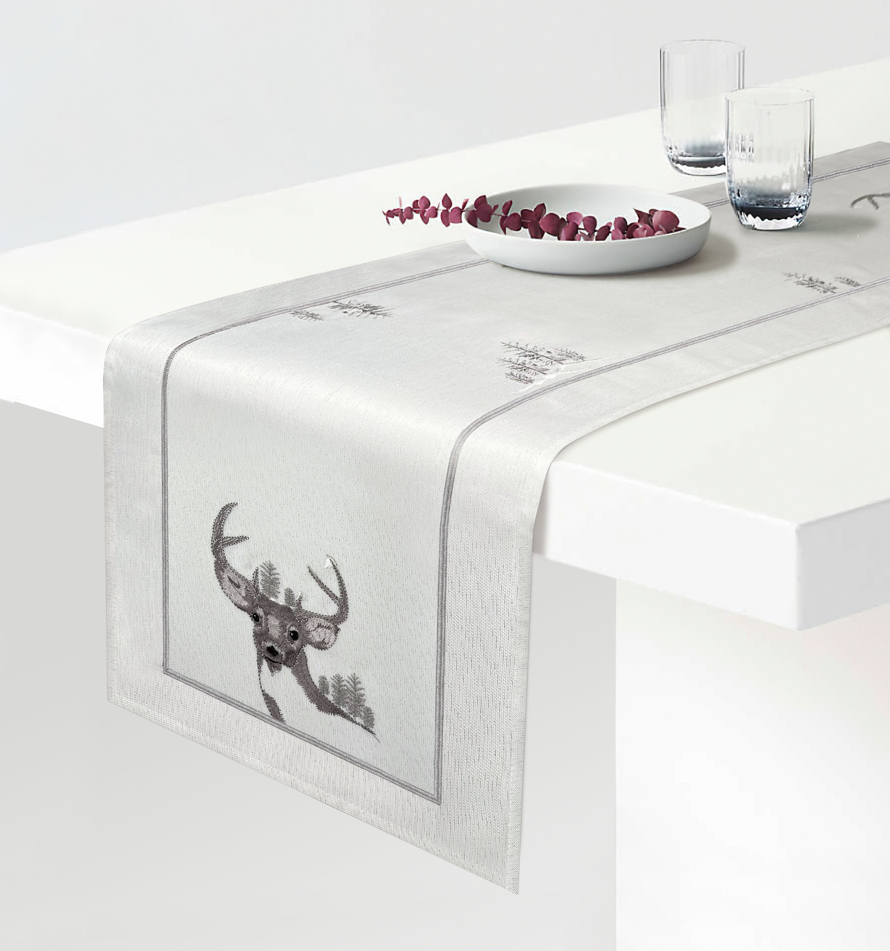New Cream Table Runner Cutwork Embroidery Dining Kitchen Lounge Sideboard Self New Cream Table Runner Cutwork Embroidery Dining Kitchen Lounge Sideboard Self