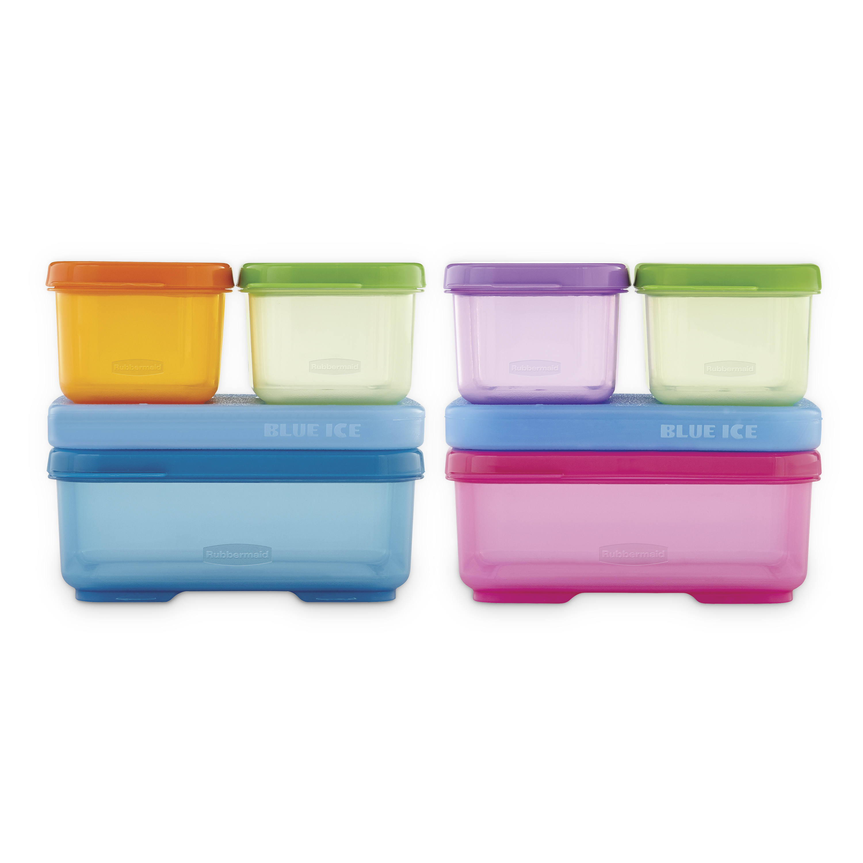 Rubbermaid LunchBlox Kids Lunch Box and Meal Prep Containers, 2 Pack