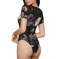 thumbnail image 2 of Goofa The Binding of Isaac Printed Women Rash Guard Short Sleeve,Tummy control Swimsuit Surfing Swimsuit Bathing Suit One Piece Swimsuit UPF 50-X-Large, 2 of 7
