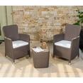 thumbnail image 2 of Afuera Living Modern Outdoor Chat Set with Cushions in Mocha, 2 of 15