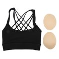 thumbnail image 1 of Sujetador deportivo con espalda cruzada, elástico, transpirable, antideslizante, cómodo, para correr, Yoga, Fitness, baile, 1 of 10