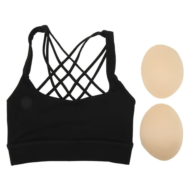 Sujetador deportivo con espalda cruzada, elástico, transpirable, antideslizante, cómodo, para correr, Yoga, Fitness, baile