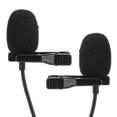 thumbnail image 1 of Double Microphone, Double Microphones Pince à Cravate Pince à Mini Microphone sur Microphone Performance Éprouvée, 1 of 11