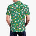 thumbnail image 4 of Balery Flying Bees Printed Men’s Short Sleeve Polo Shirt, Midweight Men's Shirt,Golf Polo shirts -X-Large, 4 of 9