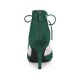 thumbnail image 2 of Unique Bargains Women's Mesh Lace Up Stiletto Heel Ankle Boots, 2 of 7