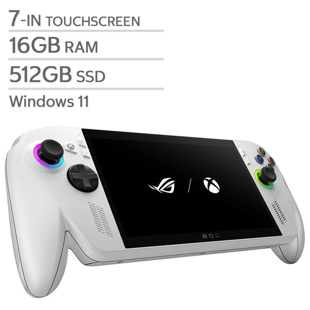 Open Box - Asus ROG Xbox Ally - 7" Full HD 120Hz Touch Screen Gaming Handheld - AMD Ryzen Z2 A Processor - 16GB RAM - 512GB SSD - Windows 11 Home