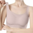 thumbnail image 6 of Up to 60% off Women's Bras, Xunlbb Women's Solid Color Sexy Seamless Push-Up U-Shaped Underwear Everyday Bras(Pink,XL), 6 of 6