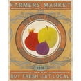 thumbnail image 2 of Vess, June Erica 26x32 White Modern Wood Framed Museum Art Print Titled - Vintage Produce Sign VIII, 2 of 4