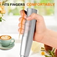 thumbnail image 4 of Milk Frother YUSWKO - Dispositivo portátil recargable con 3 velocidades, color plateado, 4 of 7