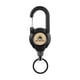 thumbnail image 1 of Llavero retráctil con mosquetón | Portatarjetas multifunción para tarjetas de identificación y llaves | Cuerda de acero inoxidable de 63,5 cm para oficina, senderismo y acampada., 1 of 2