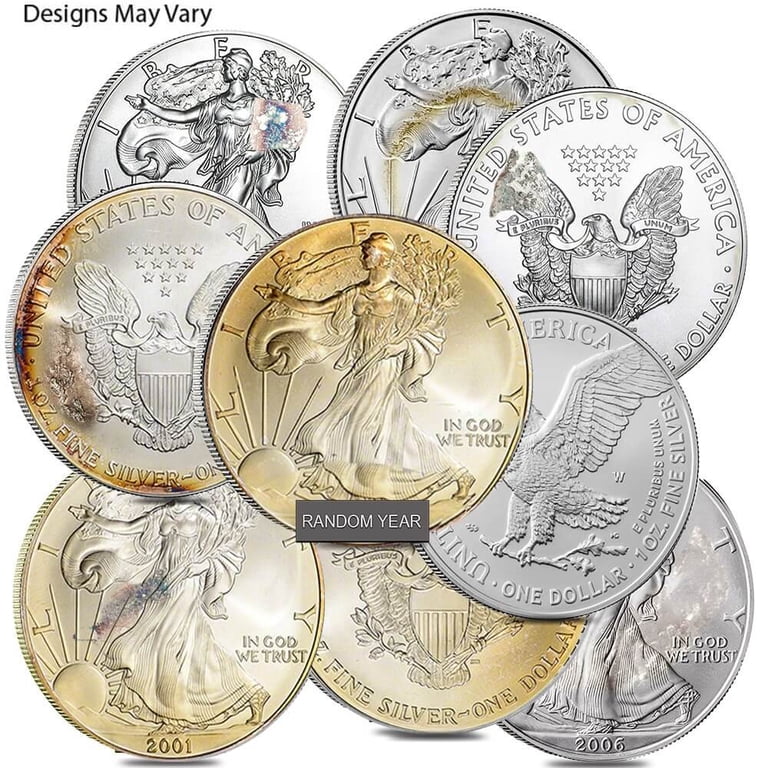 US Mint Roll of 20 - 1 oz Silver American Eagle Coins (Cull