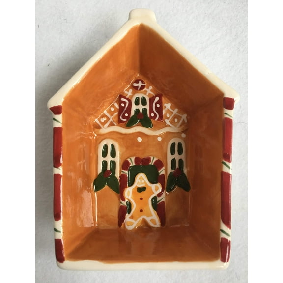 Christmas Gingerbread House Raised Sides Spoon Rest