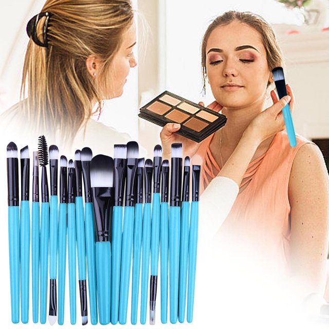 20 Pinceles para ojos Pinceles de maquillaje Herramientas de belleza Pinceles de maquillaje