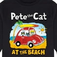 thumbnail image 3 of Pete The Cat - At The Beach - Toddler And Youth Long Sleeve Graphic T-Shirt, 3 of 6