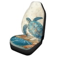 thumbnail image 5 of Uourmeti Sea Turtle and Marine Life Car Seat Cover Stylish Front Car Seat Cover Personalized Breathable 1 Piece Compatible with Auto Truck, 5 of 6