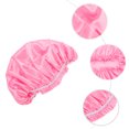 thumbnail image 3 of Unique Bargains Women Durable  Shower Cap for Hotel Travel 2pcs Pink, 3 of 5