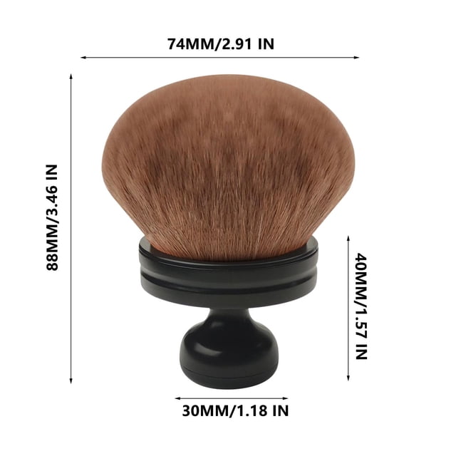 Extra-Large Makeup Brush with Drawstring Bag for Body Face and Self-Tanner Application Fast Streak-Free Multi-Purpose Makeup Tool for Everyday Use and Gift