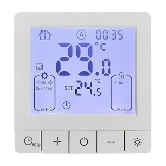 Programmable Room Thermostat Remote Control Intelligent Thermostat ,High Compatibility