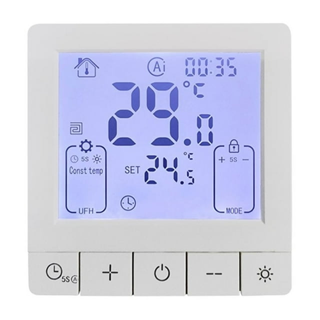 Programmable Room Thermostat Remote Control Intelligent Thermostat ,High Compatibility