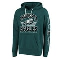 thumbnail image 2 of Men's Majestic Threads Midnight Green Philadelphia Eagles Super Bowl LIX Champions Sonder Tri-Blend Pullover Hoodie, 2 of 3