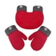 thumbnail image 5 of 3 piezas de guantes de pareja, guantes interconectados, guantes de felpa, mitones de invierno térmicos rojo, 5 of 9