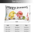 thumbnail image 2 of Kdxio Cotton Pillow Cases 16"x24" Pillowcases,Soft and Breathable Bedroom Pillow Cases-Hello Summer Gnome-No Pillow Core, 2 of 5