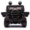 thumbnail image 3 of 24V 2 Seater Ride on Car for Kids, Licensed Land Rover Defender Volta 5008 Ride on Toys for Big Kids with Remote Control, Bluetooth, Music, LED Lights, Powered Electric Car for Kids Boys Girls, Black, 3 of 11