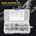 thumbnail image 3 of Cergrey Hex Socket Screw, Durable With Box Bolts And Nuts Kit, For Electronics Construction Machinery Industry Factory Home, 3 of 8
