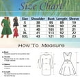 thumbnail image 3 of Kcodviy Robe Bohème Évasée Carrée Grande Taille Robes Décontractées Col Manches Courtes Robe Midi d'Été Décontractée pour Femmes Robe à Volants pour l'Été Robe Mi-Longue Légère Midi à Étages pour Femmes, 3 of 5