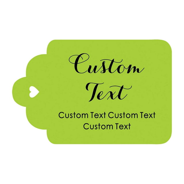 100 PCS Personalized Paper Hang Tags Made Any Text Custom Tags Wedding Favor Gifts